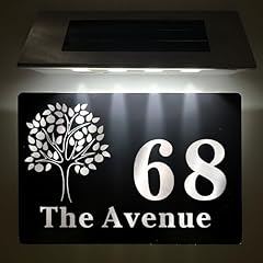 Solar house number for sale  Delivered anywhere in UK
