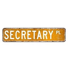 Secretary metal sign for sale  Delivered anywhere in USA 
