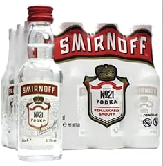 Smirnoff vodka miniatures for sale  Delivered anywhere in UK