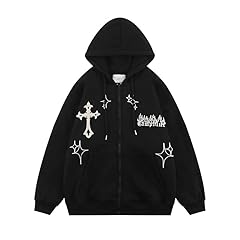 Gothic embroidery hoodies for sale  Delivered anywhere in USA 