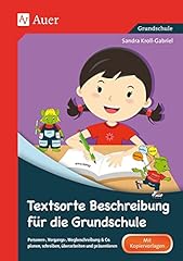 Textsorte beschreibung grundsc gebraucht kaufen  Wird an jeden Ort in Deutschland