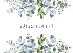 Gutscheinheft gutscheinbuch zu gebraucht kaufen  Wird an jeden Ort in Deutschland