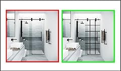 Faux shower door for sale  Delivered anywhere in USA 