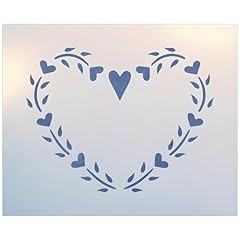 Heart wreath stencil for sale  Delivered anywhere in USA 