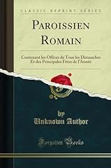 Paroissien romain contenant d'occasion  Livré partout en Belgiqu
