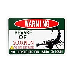 Funny warning scorpion for sale  Delivered anywhere in USA 