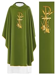 Chasuble priest embroidered for sale  Delivered anywhere in USA 