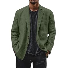 Linen blazer men for sale  Delivered anywhere in UK