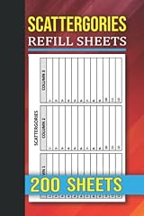 Scattergories refill sheets for sale  Delivered anywhere in UK