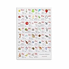 Armenian alphabet chart for sale  Delivered anywhere in USA 