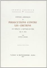 Histoire juridique persécutio d'occasion  Livré partout en France