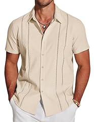 Coofandy mens linen for sale  Delivered anywhere in USA 