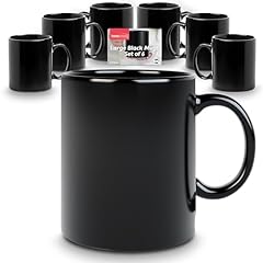 Large black mugs for sale  Delivered anywhere in UK