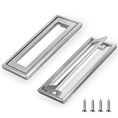 2pcs silver square for sale  Delivered anywhere in USA 