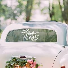 Aufkleber just married gebraucht kaufen  Wird an jeden Ort in Deutschland
