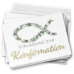 Einladungskarten konfirmation  gebraucht kaufen  Wird an jeden Ort in Deutschland