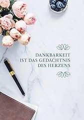 Notizbuch dankbarkeit gedächt gebraucht kaufen  Wird an jeden Ort in Deutschland
