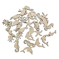 50pcs unfinished wooden for sale  Delivered anywhere in UK