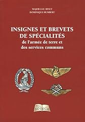 Insignes brevets spécialité d'occasion  Livré partout en France