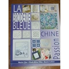 Broderie bleue. chine d'occasion  Livré partout en France