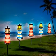 Solar lighthouse outdoor for sale  Delivered anywhere in USA 