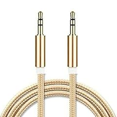 Gold aux cable for sale  Delivered anywhere in UK
