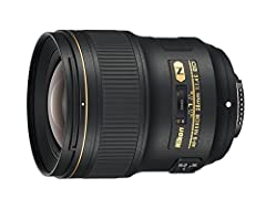 Nikon AF-S 28MM F1.4 ED - Objetivo para montura F (distancia focal 28 mm, apertura f/1.4) negro segunda mano  Se entrega en toda España 