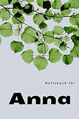 Notizbuch anna geschenk gebraucht kaufen  Wird an jeden Ort in Deutschland