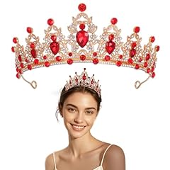 Red crystal tiaras for sale  Delivered anywhere in UK