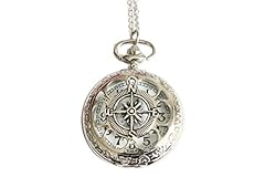 Vintage silver compass for sale  Delivered anywhere in USA 