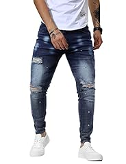 Woenzaia mens jeans for sale  Delivered anywhere in UK