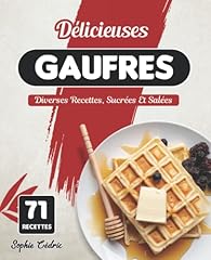 Délicieuses gaufres recettes d'occasion  Livré partout en France