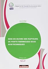 Mise oeuvre rupteurs d'occasion  Livré partout en France