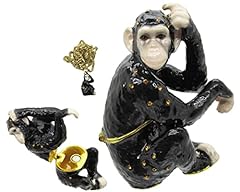 Monkey jeweled trinket for sale  Delivered anywhere in USA 