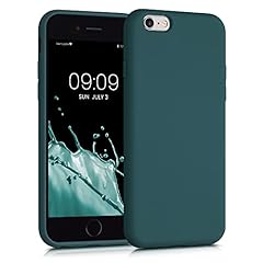 kwmobile Custodia Compatibile con Apple iPhone 6 / 6S - Cover Silicone Gommato - Back Case Protezione Posteriore Cellulare - Petrolio Matt, usato usato  Spedito ovunque in Italia 