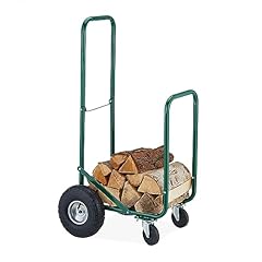 Relaxdays carrello portalegna usato  Spedito ovunque in Italia 