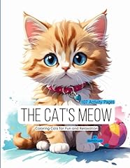 Cat meow coloring for sale  Delivered anywhere in USA 