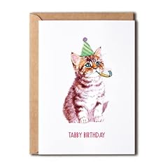 Tabby cat birthday for sale  Delivered anywhere in USA 