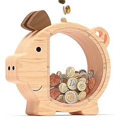 Summidate wooden piggy for sale  Delivered anywhere in USA 