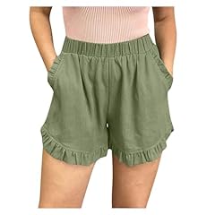 Green shorts women for sale  Delivered anywhere in USA 