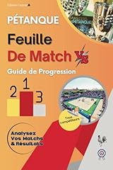 Pétanque feuille match d'occasion  Livré partout en France