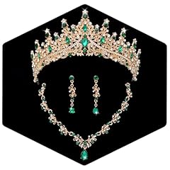 Green tiaras crowns for sale  Delivered anywhere in USA 