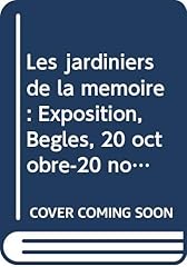 Jardiniers mémoire exposition d'occasion  Livré partout en France