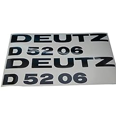 Deutz d5206 schriftzug gebraucht kaufen  Wird an jeden Ort in Deutschland