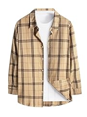 Floerns men plaid for sale  Delivered anywhere in USA 