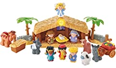 Little People Deluxe Christmas Story, nativity playset, used for sale  Delivered anywhere in USA 