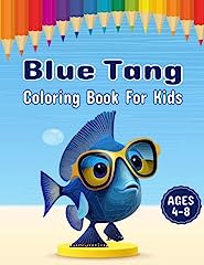 Blue tang coloring for sale  Delivered anywhere in UK