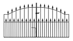 metal driveway gates for sale  Delivered anywhere in Ireland