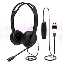 Usb headset microphone for sale  Delivered anywhere in Ireland