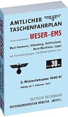 Amtlicher taschenfahrplan wese gebraucht kaufen  Wird an jeden Ort in Deutschland